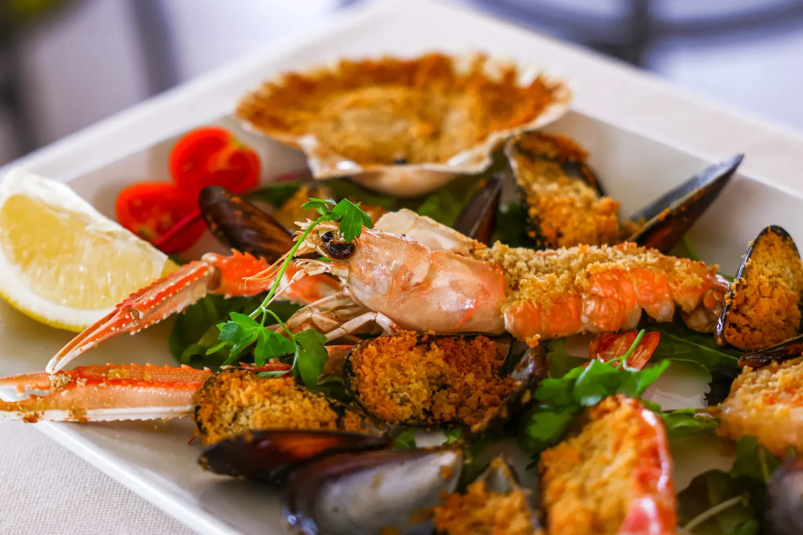 Gratinato di frutti di mare
