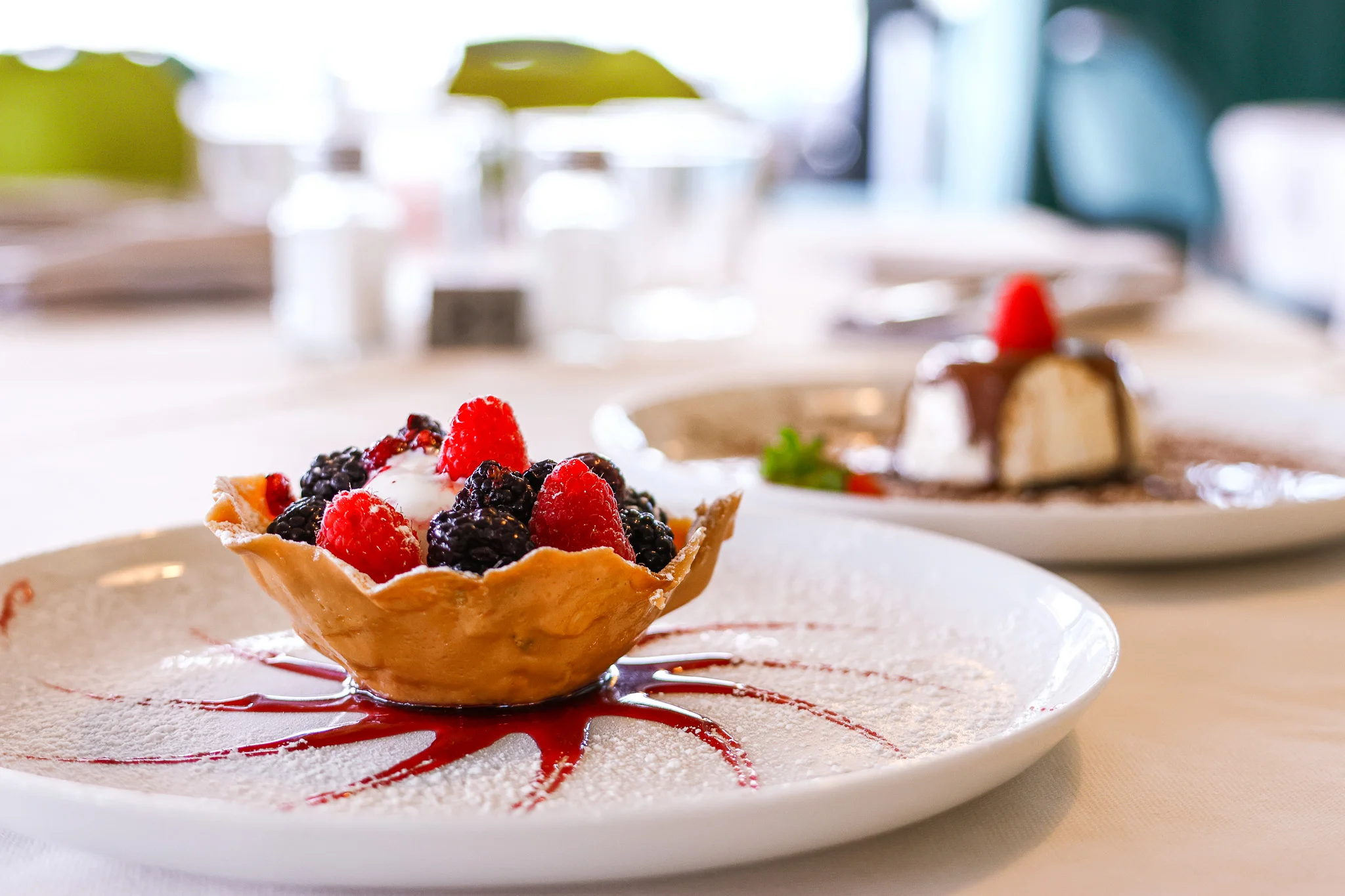 Dolce ai frutti di bosco del Lido dei Platani