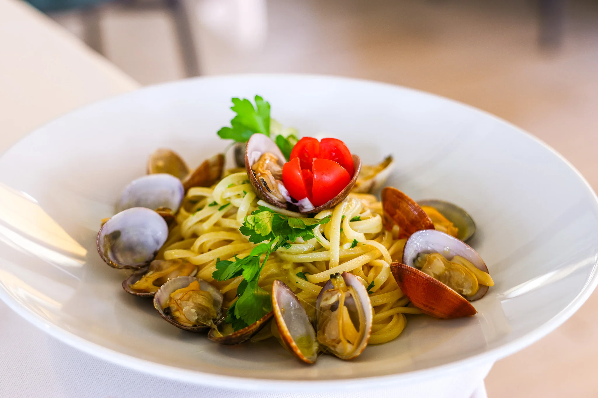 Spaghetti alle vongole del Lido dei Platani