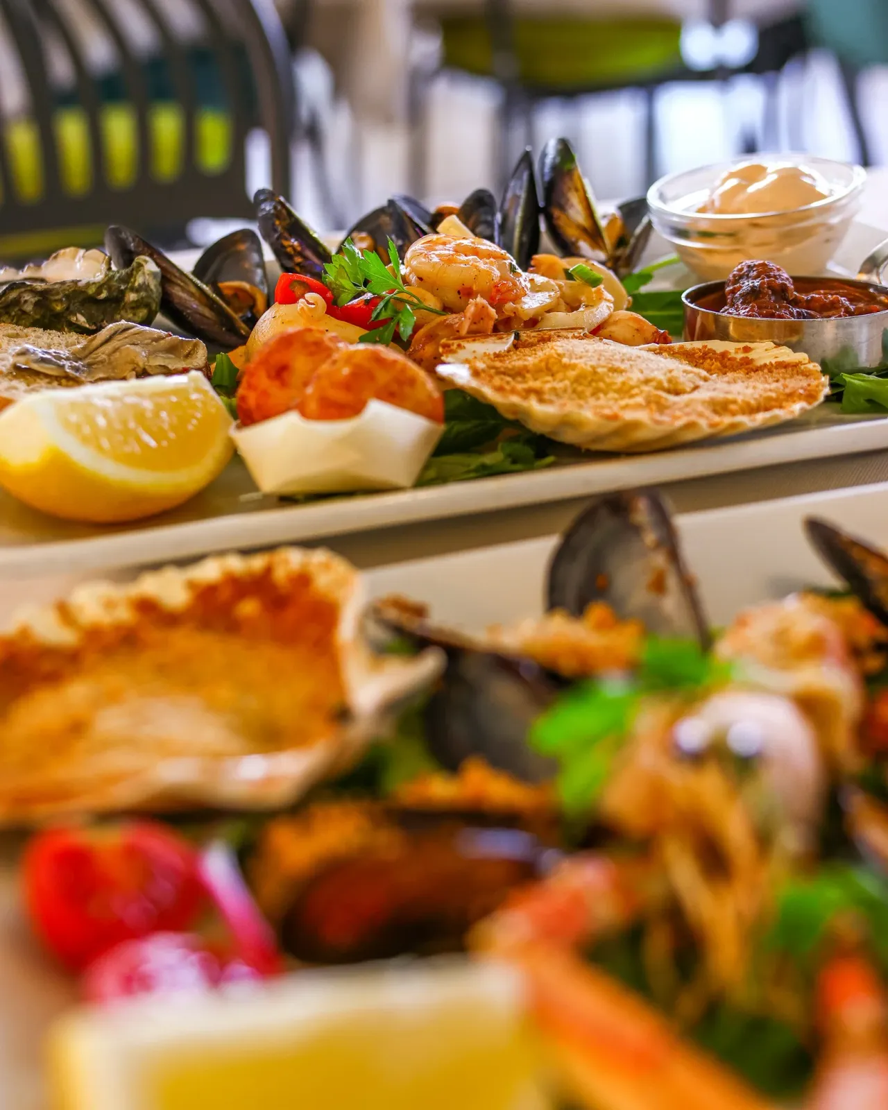 Antipasto assortito di mare